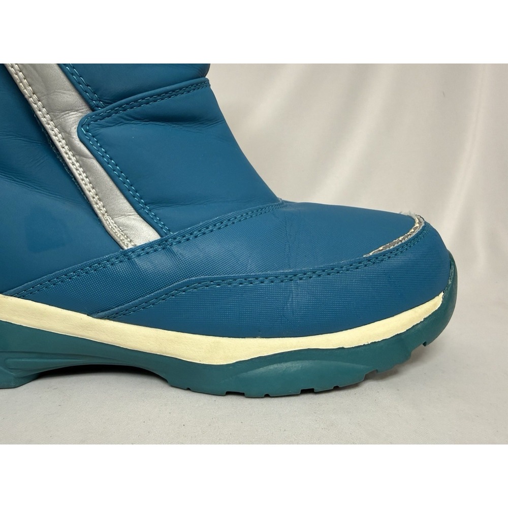Lands' End Girls / Boys Snow Flurry Boots Youth Size 7 M Blue - Picture 3 of 12